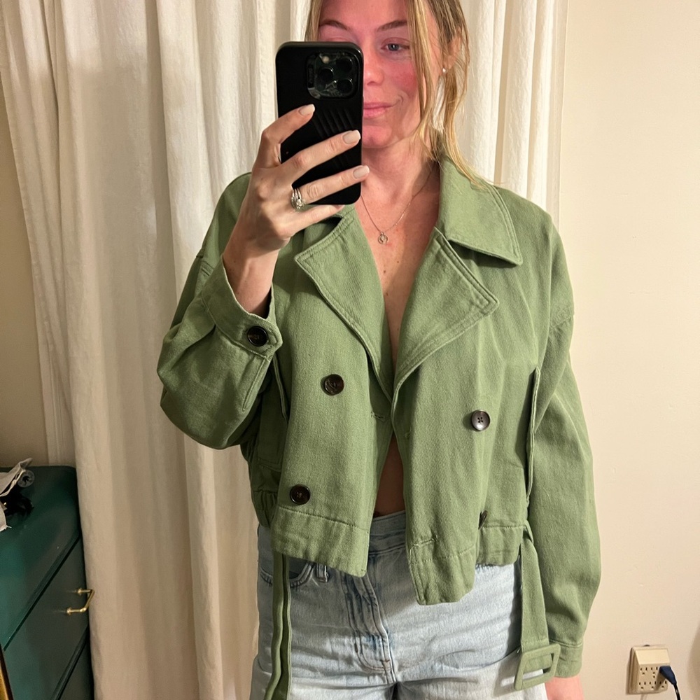 Blank NYC Olive Utility Jacket